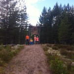 Yksi monista ulkoilureiteisä, Peuranpolku Manamansalo